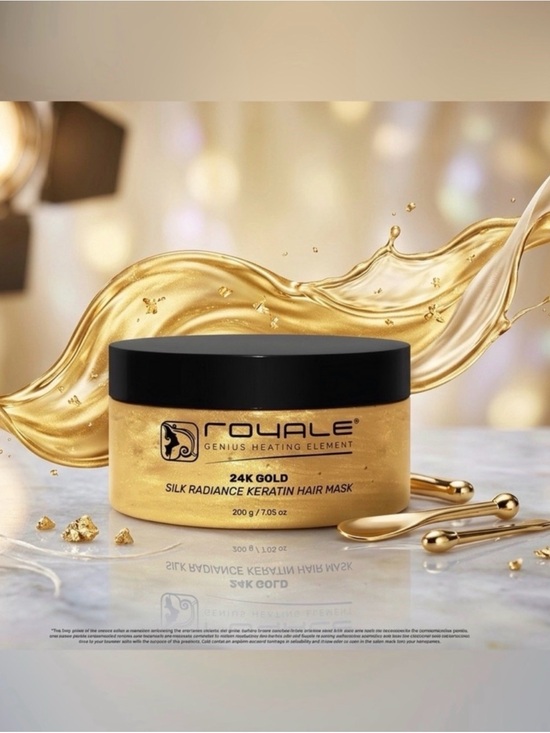 Prima Royale Other - Royale 24K Gold Silk Radiance Keratin Hair Mask - Retail $99